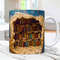 3D Bookshelf Mug Wrap, 3D Book Mug Wrap Sublimation Design PNG, 3D 11oz and 15oz Book Lover Wrap, Digital Download.jpg