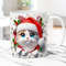 3D Kitten Hole In A Wall Mug Wrap Christmas Cat Mug Wrap Sublimation Design 11oz & 15oz Coffee Cup Template 3D Cute Cat Mug PNG Press Design.jpg