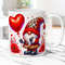 Gnome Valentine Mug Wrap Gnome Mug Wrap PNG Sublimation Design, Valentines 11oz & 15oz Mug Template, Floral Gnome Valentine Mug Press Design.jpg