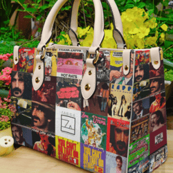 frank zappa leather handbag