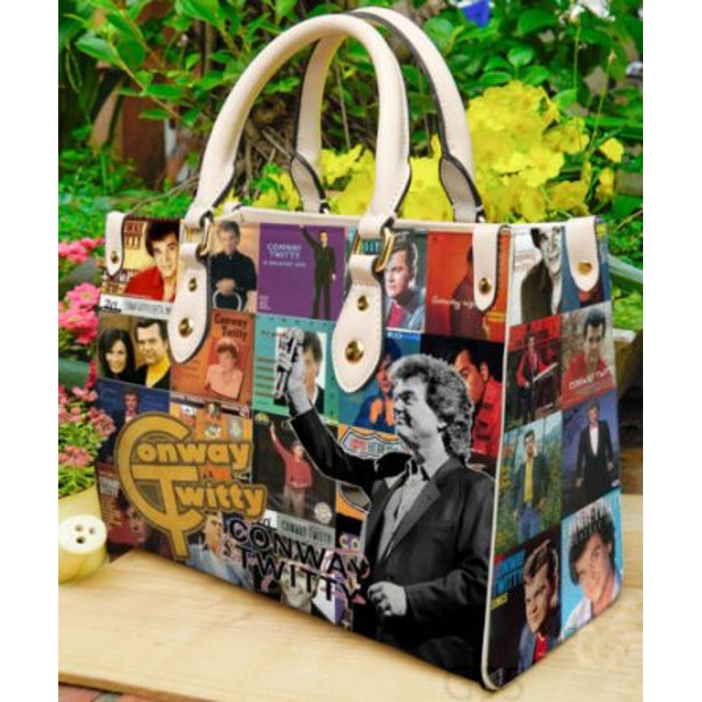 Conway Twitty b Leather Handbag1.jpg