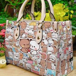 bubu dudu 3 leather handbag