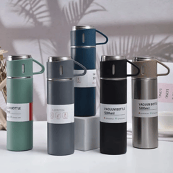 2 Sets Office Business Style Thermos Bottle
