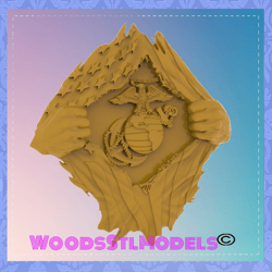 3d model stl file for cnc router laser & 3d printer tearing us flag