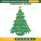 Christmas Tree Embroidery Design File, Merry Christmas Embroidery Design File.jpg
