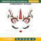 Christmas Unicorn Embroidery Design File, Christmas Reindeer Embroidery Design File.jpg