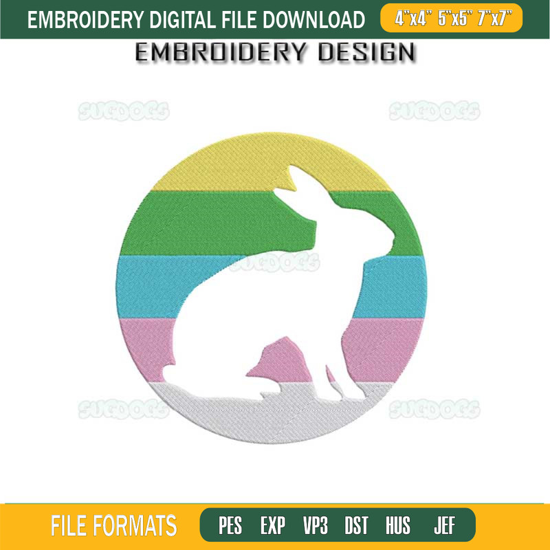 Easter Rabbit Or Bunny Embroidery Design File.jpg