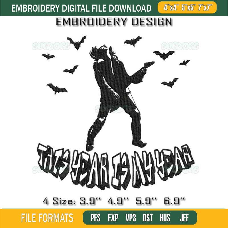 Eddie Munson Metallica Embroidery Design File, Stranger Things Metallica Embroidery Design File - SVGDOGS.COM.jpg