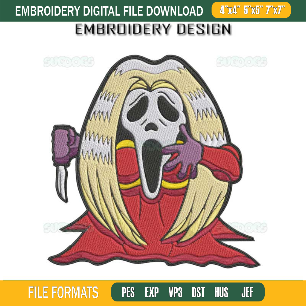 Ghost Face Embroidery Design File, Scream Embroidery Design File.jpg