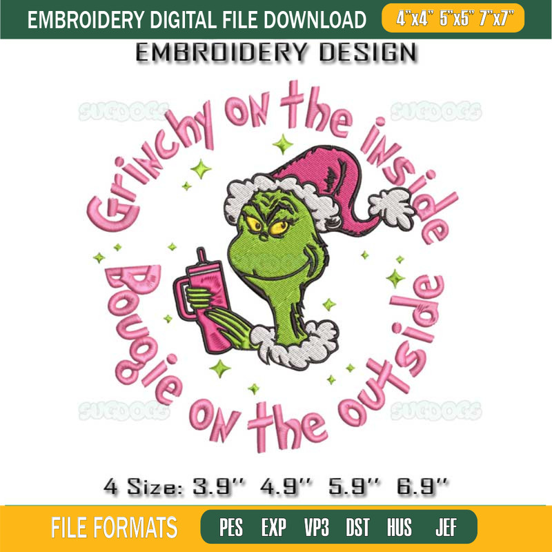 Grinchy On The Inside Bougie On The Outside Embroidery.jpg