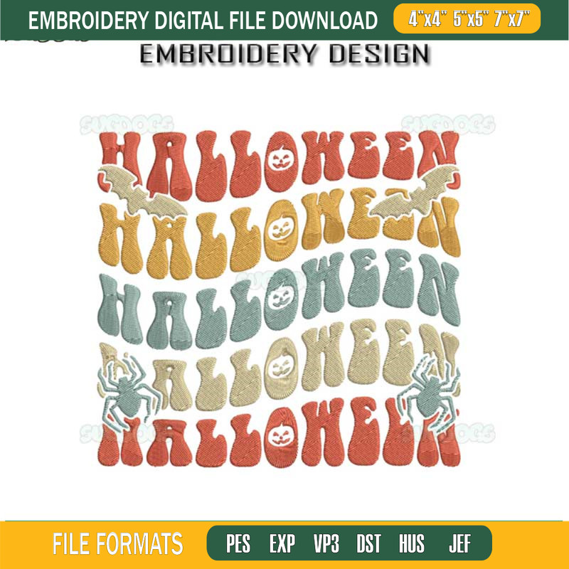 Halloween Queen Embroidery Design File, Halloween Embroidery Design File.jpg