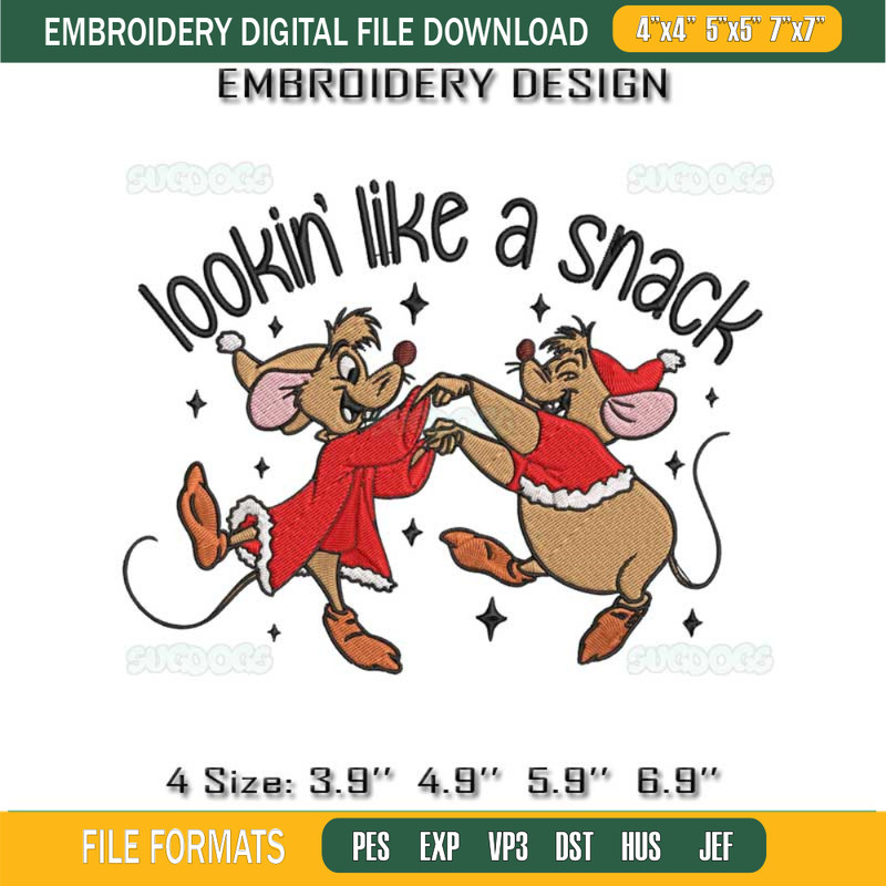 Lookin Like A Snack Gus Gus Embroidery 1.jpg