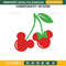Mickey Minnie Cherries Embroidery Design File, Disney Fruits Embroidery Design File.jpg