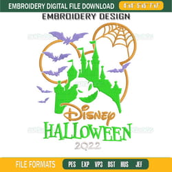oogie boogie bash 2022 embroidery design file, disney halloween 2022 embroidery design file