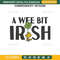 Peanuts A Wee Bit Irish Embroidery Design #1.jpg