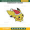 Pikachu Christmas Santa Hat Embroidery Design File, Pokemon Christmas Embroidery Design File.jpg