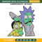 Rick And Morty Halloween Embroidery Design File, Rick And Morty Embroidery Design File.jpg
