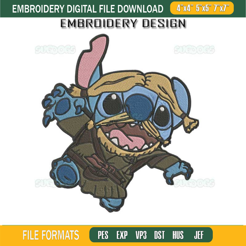 Stitch Inspired Lord MacGuffin Embroidery Design File, Brave Princess Embroidery Design File.jpg