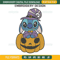 Stitch Witch Pumpkin Embroidery Design File, Stitch HalloweenEmbroidery Design File.jpg
