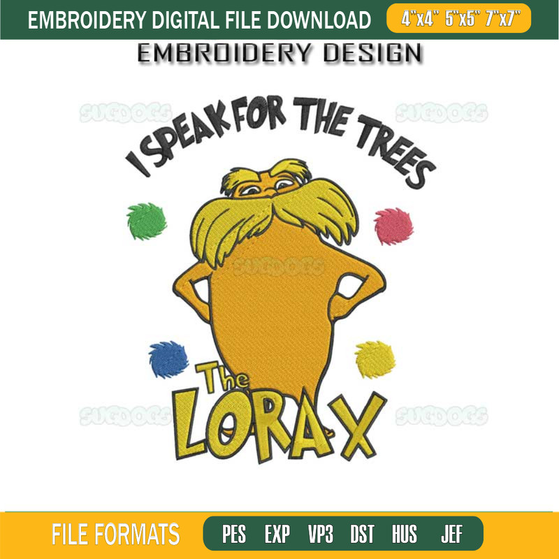 The Lorax Embroidery Design File.jpg