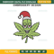 Weed Christmas Tree Embroidery Design File, Marijuana, Cannabis Christmas Embroidery Design File.jpg