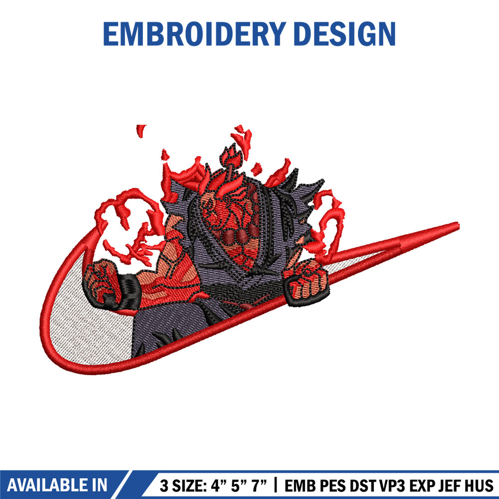 Akuma swoosh embroidery design, Akuma embroidery, Nike design, Embroidery shirt, Embroidery file, Digital download.jpg