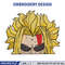 All Might Peeker Embroidery Design, Mha Embroidery, Embroidery File, Anime Embroidery, Anime shirt, Digital download.jpg