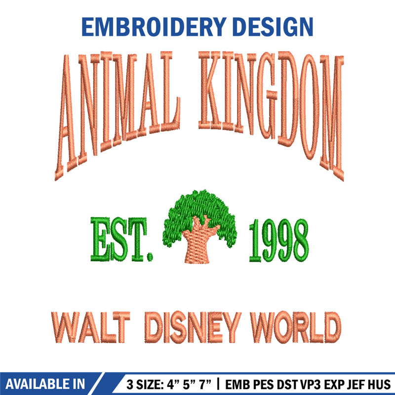 Animal Kingdom embroidery design, Animal Kingdom embroidery, logo design, embroidery file, logo shirt, Digital download..jpg