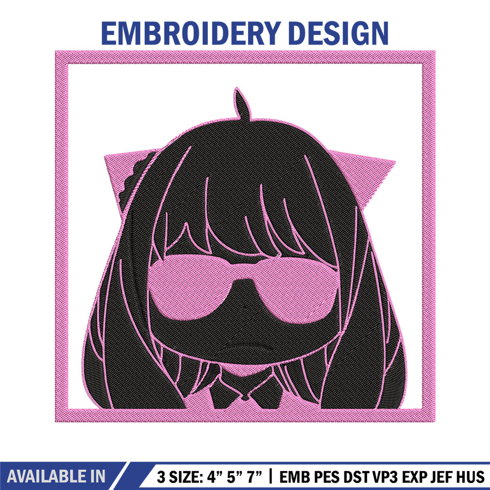 Anya box Embroidery Design, Spy x family Embroidery, Embroidery File, Anime Embroidery, Anime shirt, Digital download.jpg