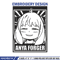 Anya poster Embroidery Design, Spy x family Embroidery, Embroidery File, Anime Embroidery, Anime shirt,Digital download.jpg