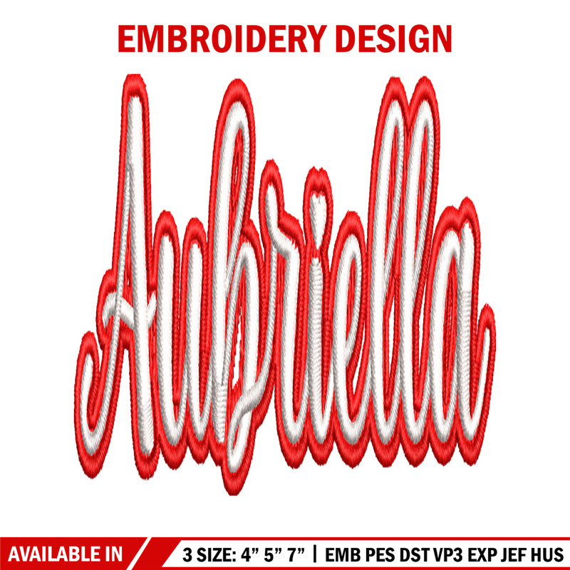 Auhriella embroidery design, Auhriella embroidery, logo design, embroidery file, logo shirt, Digital download..jpg
