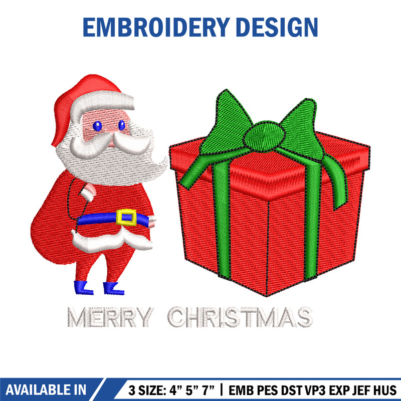 Big gift chrismas embroidery design, Chrismas embroidery, Embroidery file, Embroidery shirt, Emb design,Digital download.jpg