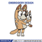 Bingo and her Mum Embroidery, Bluey Embroidery, Embroidery File, cartoon shirt, cartoon design, Digital download..jpg