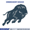 Bison Mascot embroidery design, College embroidery, Sport embroidery, logo sport embroidery, Embroidery design.jpg