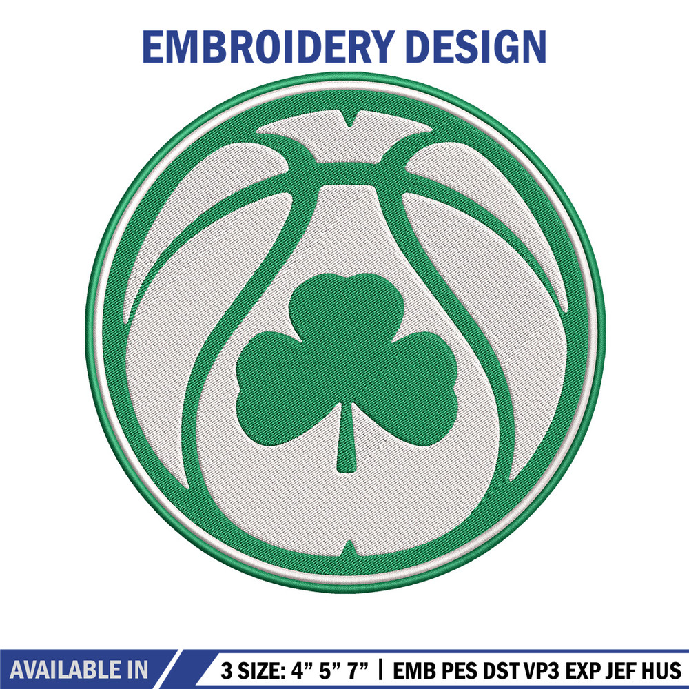 Boston Celtics logo embroidery design, NBA embroidery,Sport embroidery, Logo sport embroidery, Embroidery design.jpg