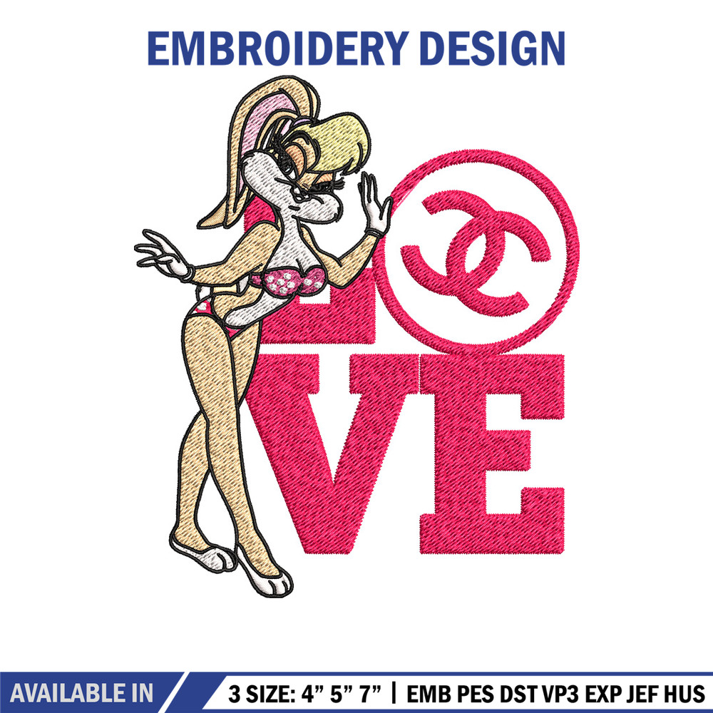 Bunny cartoon gucci Embroidery Design, Gucci Embroidery, Brand Embroidery, Embroidery File, Logo shirt, Digital download.jpg