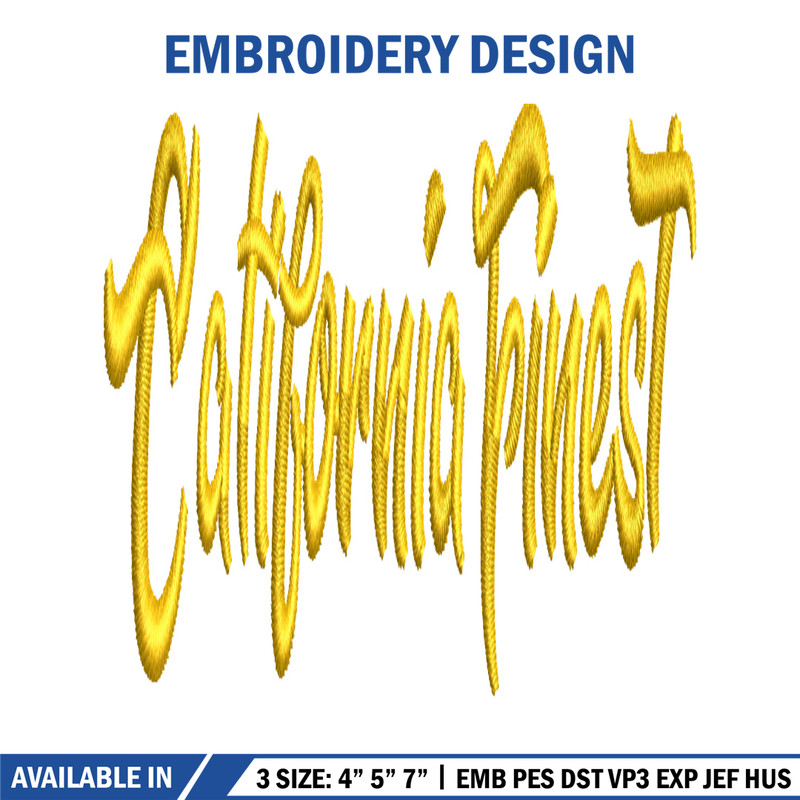 California Finest embroidery design, California Finest embroidery, logo design, embroidery file, Digital download..jpg