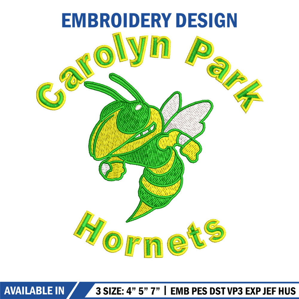 Caroiyn park embroidery design, Logo embroidery, Embroidery file, Embroidery shirt, Emb design, Digital download.jpg