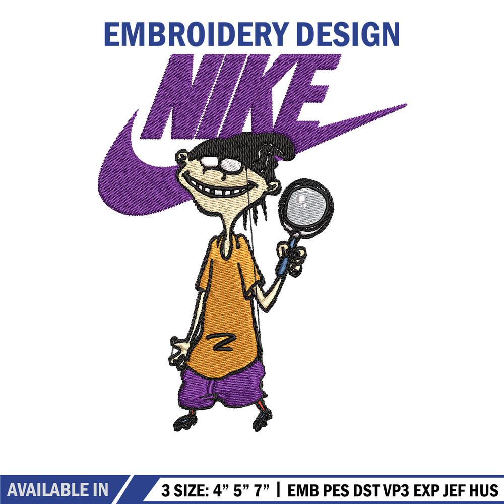 Cartoon Nike Embroidery design, Cartoon Embroidery, Nike design, Embroidery file, logo nike shirt, Instant download.jpg