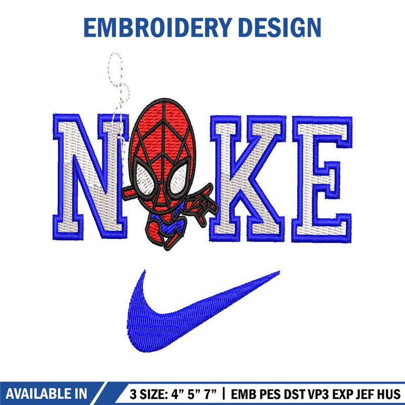 Chibi Spiderman embroidery design, Chibi Spiderman embroidery, logo design, embroidery file, Digital download..jpg