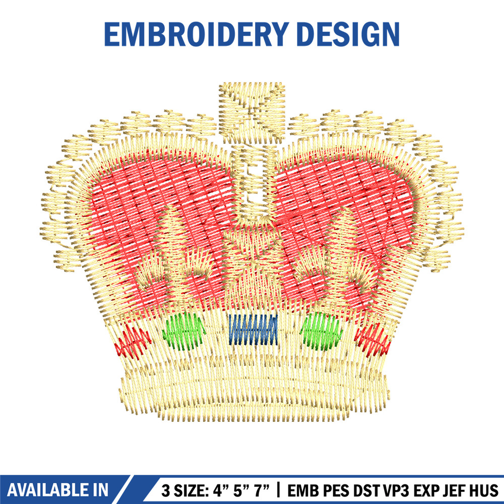 Crown embroidery design, Crown logo embroidery, logo design, Embroidery shirt, logo shirt, Instant download.jpg