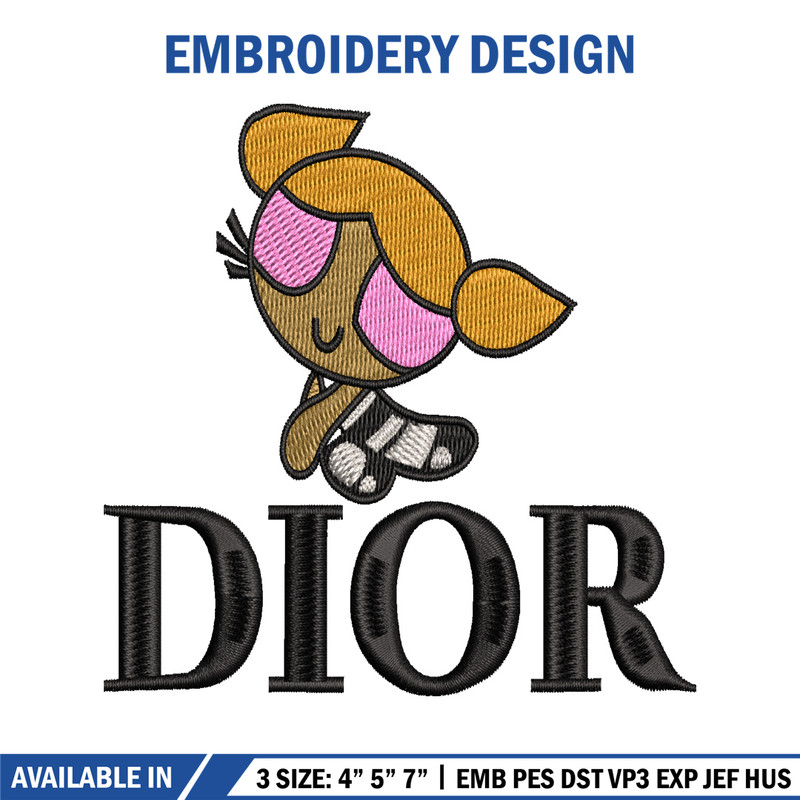 Dior Cartoon Logo embroidery design, Logo embroidery, embroidery file, animal design, logo shirt, Digital download..jpg