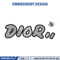 Dior design embroidery design, Dior embroidery, Embroidery file, Embroidery shirt, Emb design, Digital download.jpg