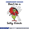 Don't Be A Salty Grinch Christmas Embroidery design, Grinch christmas Embroidery, Grinch design, Instant download..jpg