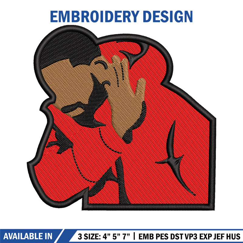 Drake meme embroidery design, Drake embroidery, Embroidery file, Embroidery shirt, Emb design,Digital download.jpg