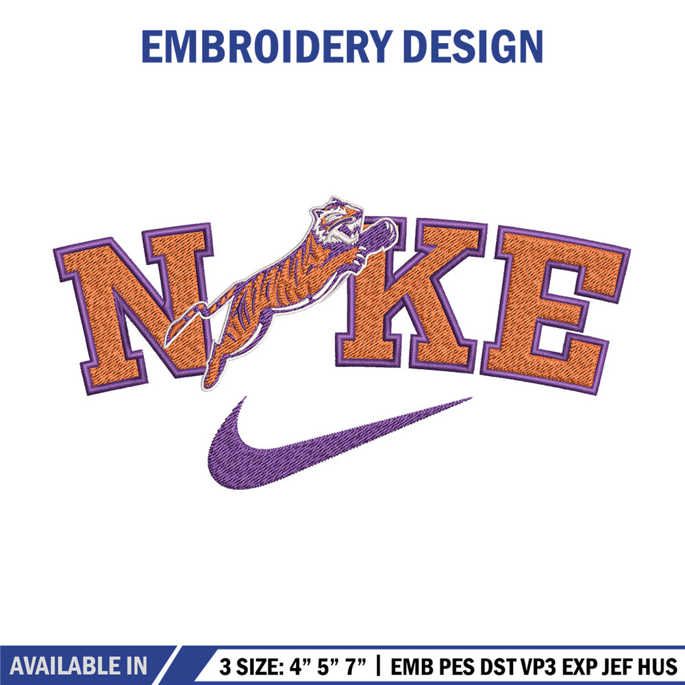 Edward Waters Tigers embroidery design, Sport embroidery, Nike design, Embroidery file,Embroidery shirt,Digital download.jpg