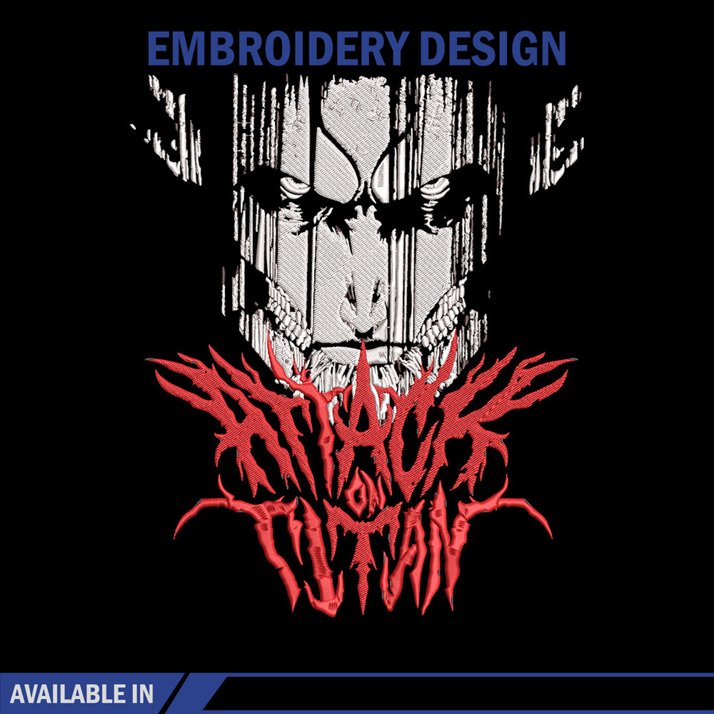 Eren poster Embroidery Design, Aot Embroidery,Embroidery File, Anime Embroidery, Anime shirt,Digital download..jpg