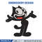Felix the Cat embroidery design, Felix the Cat embroidery, cartoon design, embroidery file, logo shirt, Digital download.jpg