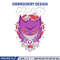 Gengar poster Embroidery Design, Pokemon Embroidery, Embroidery File, Anime Embroidery, Anime shirt, Digital download.jpg