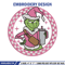 Grinch logo embroidery design, Grinch embroidery, Chrismas design,Embroidery shirt, Embroidery file, Digital download.jpg